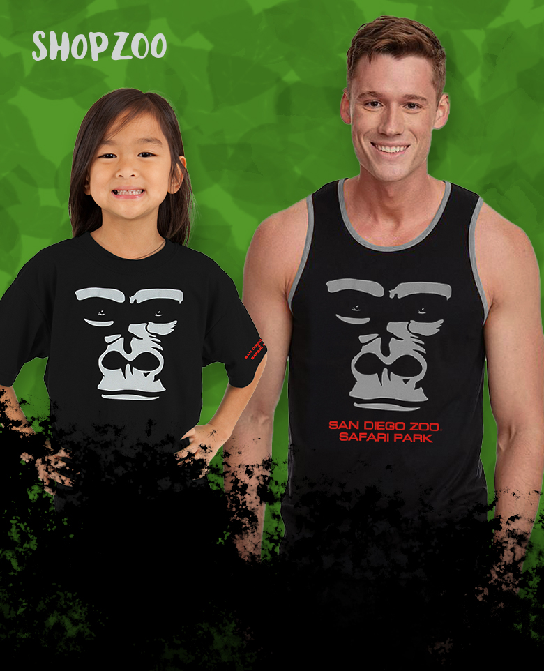 Gorilla Shadow collection T-shirt and tank top