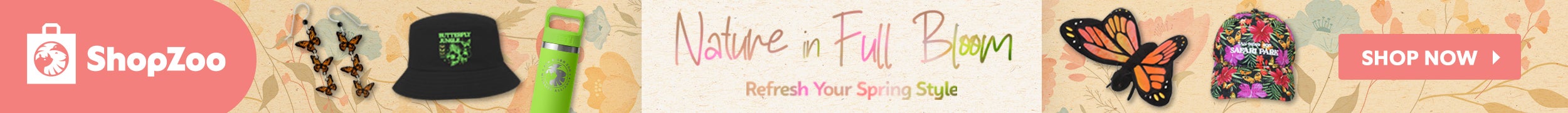 ShopZoo Nature in Full Bloom Refresh your spring style