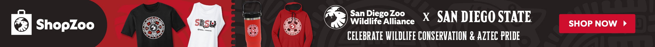 ShopZoo SDZWA x SDSU merchandise