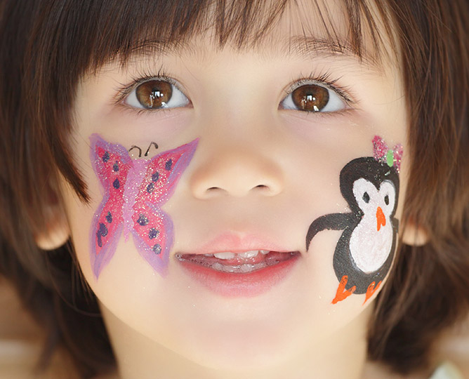 San Diego Zoo penguin day Face Paint