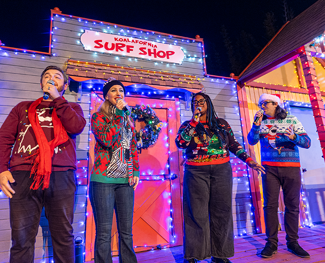 Christmas singers