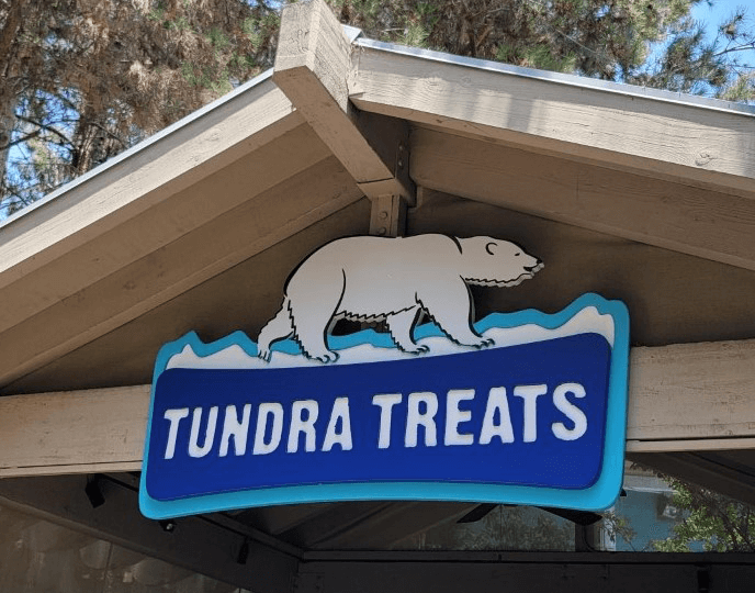 TUNDRA TREATS exterior sign